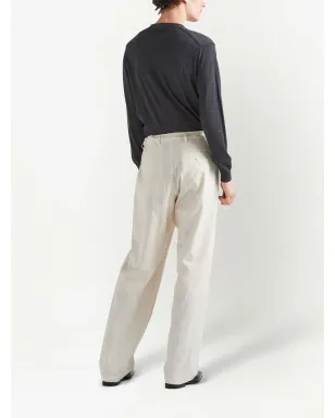 Prada Vネック ウールカーディガン - グレー - サムネイル3