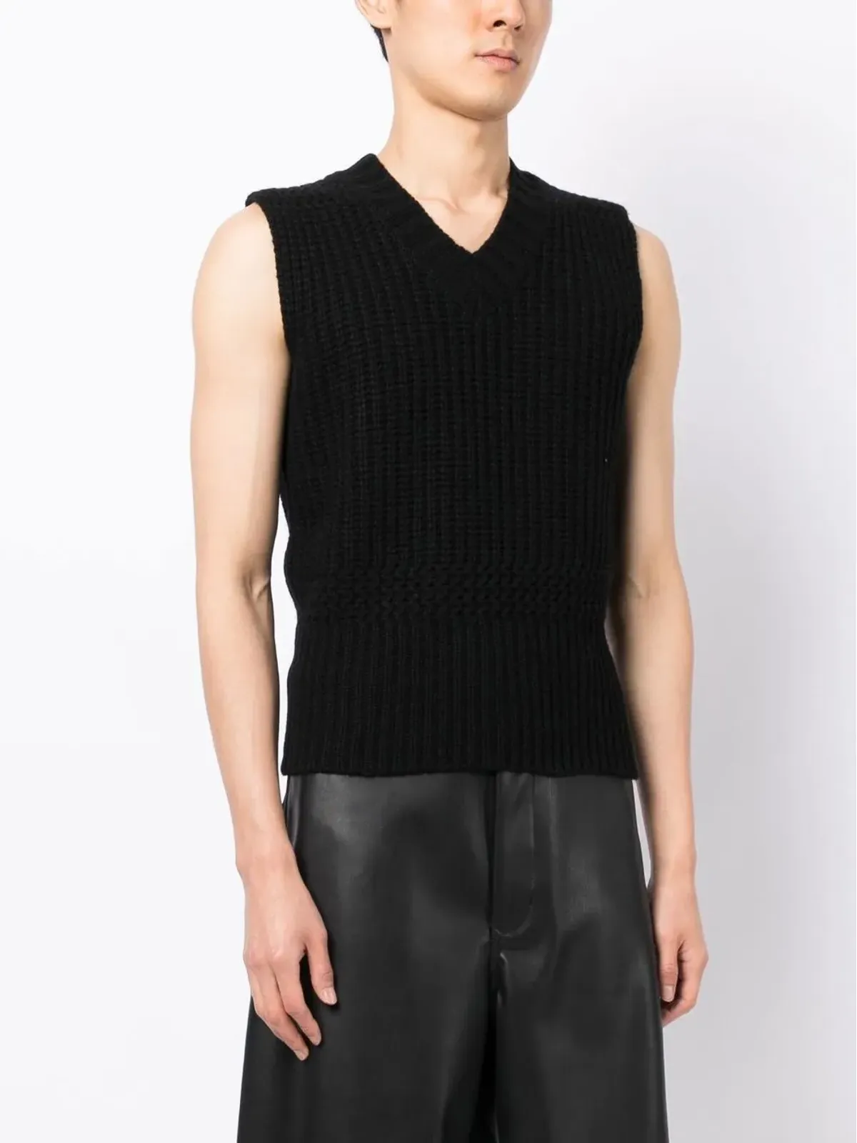 Trussardi ノースリーブVネック ジャンパー - 画像3