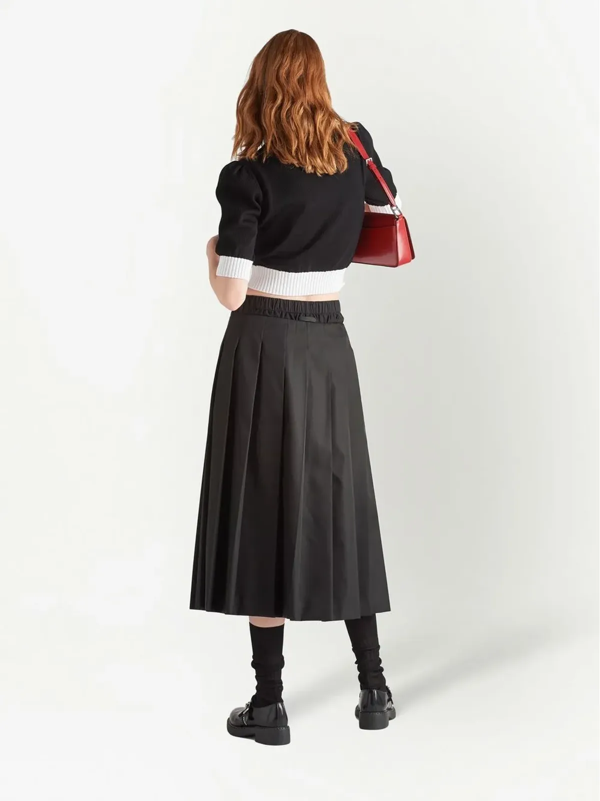 Prada クロップドコットンカーディガン - 画像3
