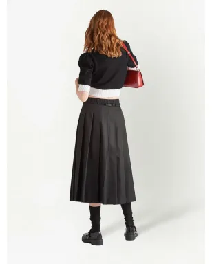 Prada クロップドコットンカーディガン - サムネイル3