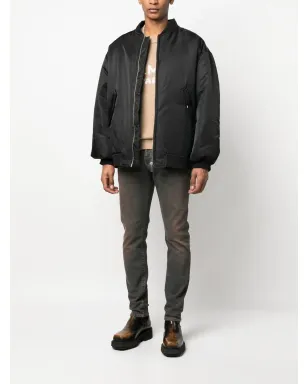 Balmain ブラウンのダメージデニム・スリムフィットジーンズ - サムネイル2