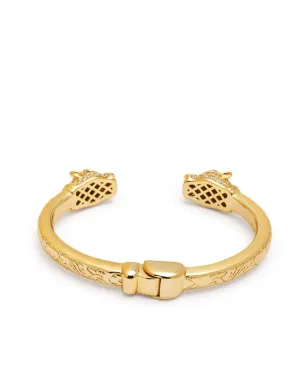 Nialaya Jewelry パンサークリスタル装飾ブレスレット - ゴールド - サムネイル3