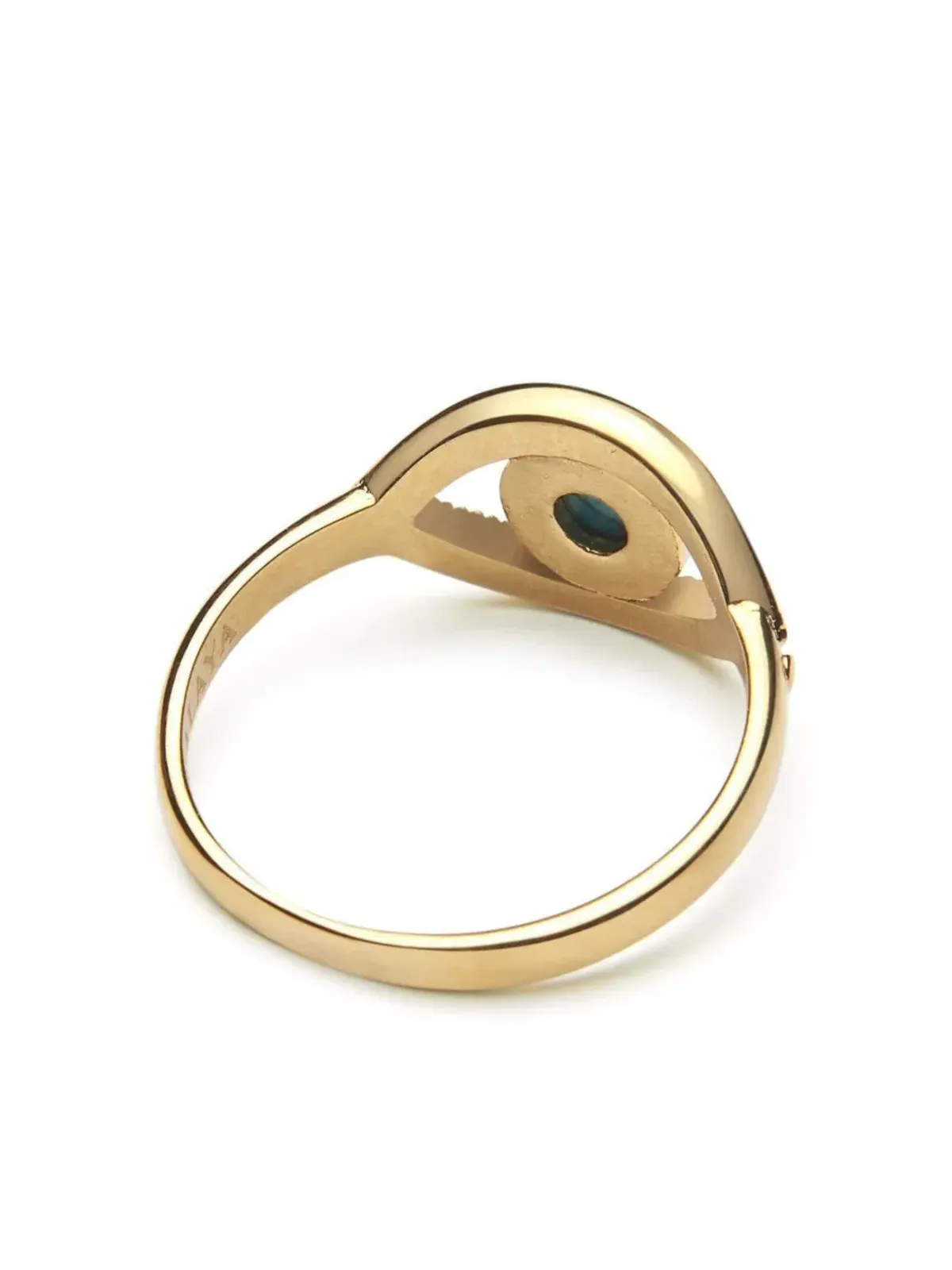 Nialaya Jewelry Skyfall Evil Eye ring - Gold - 画像3
