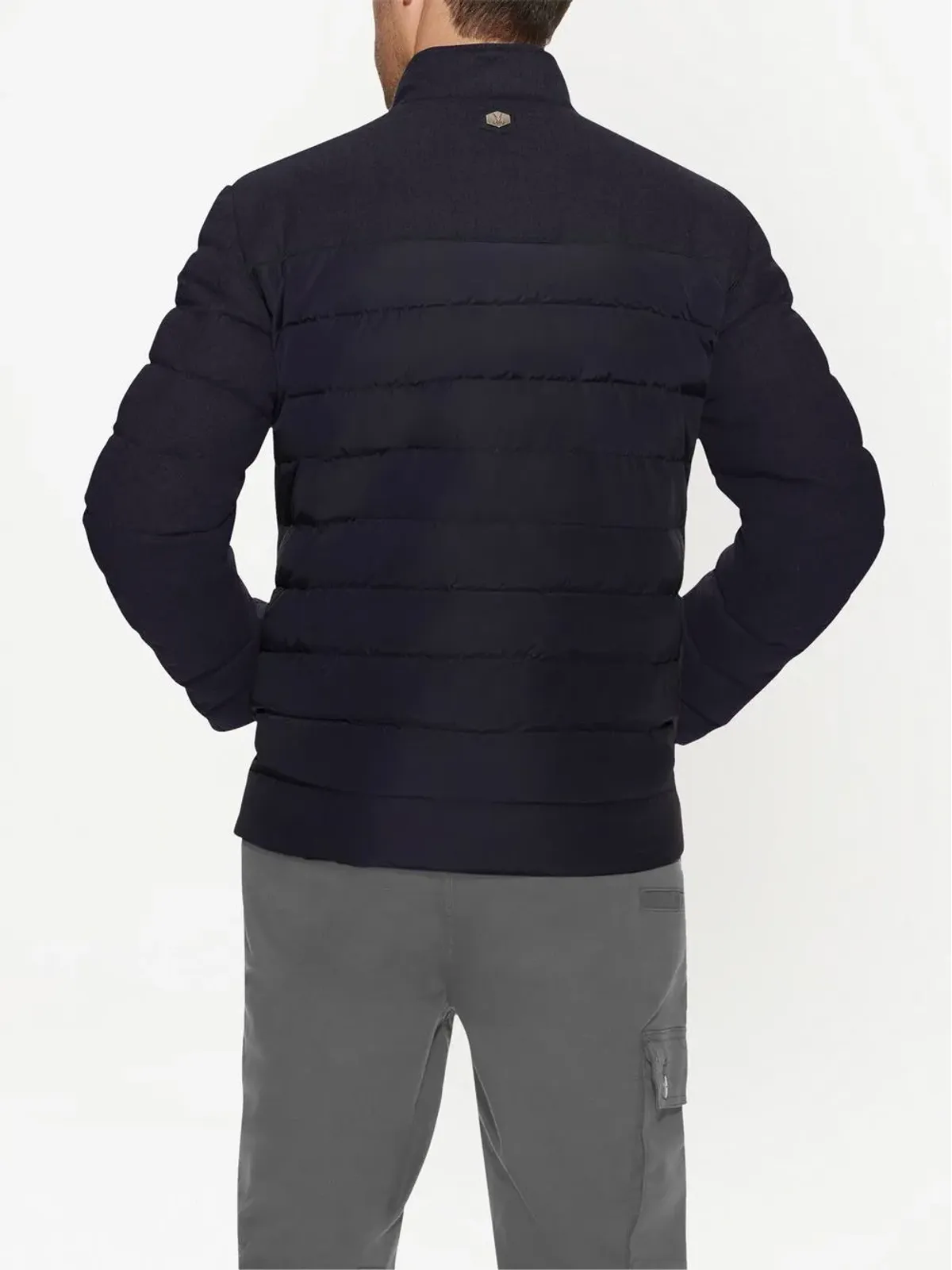 Norwegian Wool キルテッドパディドダウンジャケット - 画像4