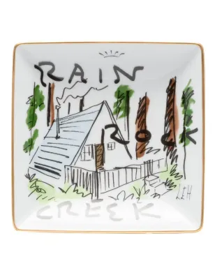 GINORI 1735 Rain Rock Creek スクエアプレート - サムネイル1