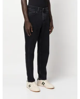 Carhartt WIP ブラックのファイブポケットジーンズ - サムネイル3