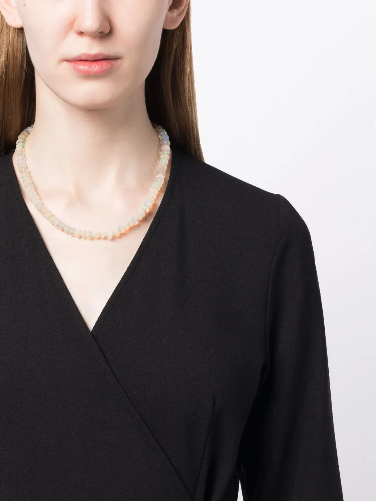 Harwell Godfrey 18kt イエローゴールド オパール ネックレス - 画像2