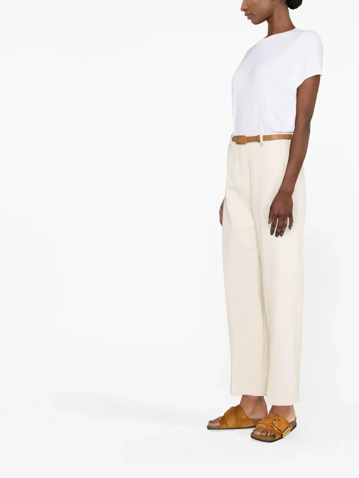 KHAITE The Emmylou コットンTシャツ - 画像4