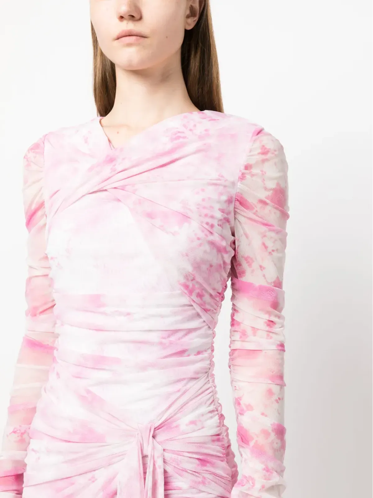 MSGM タイダイ柄のショートドレス - 画像5