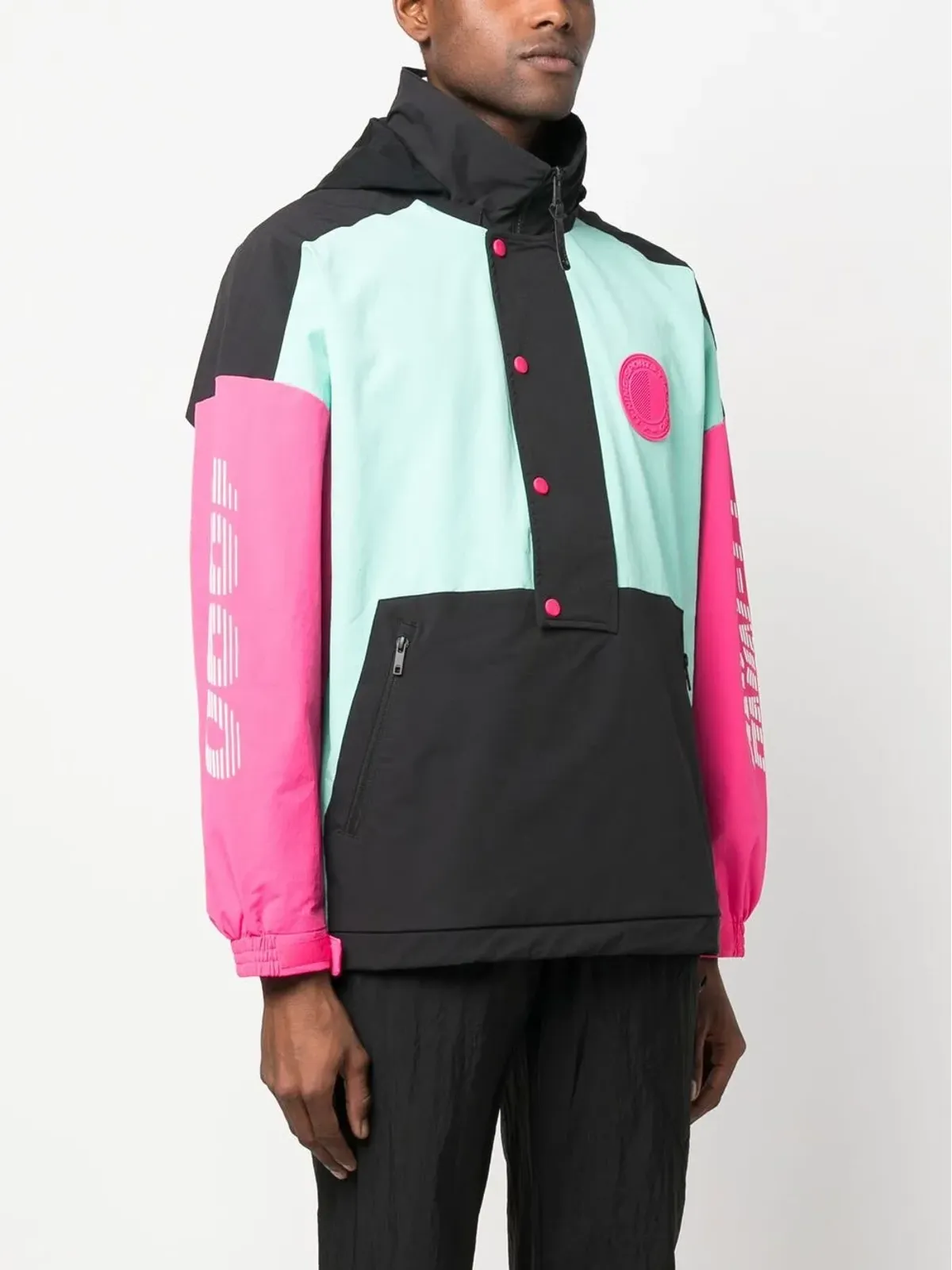 Li-Ning ロゴプリント フード付きジャケット - 画像3