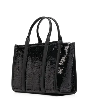 Marc Jacobs ミニ トートバッグ ロゴパッチ トート - ブラック - サムネイル4
