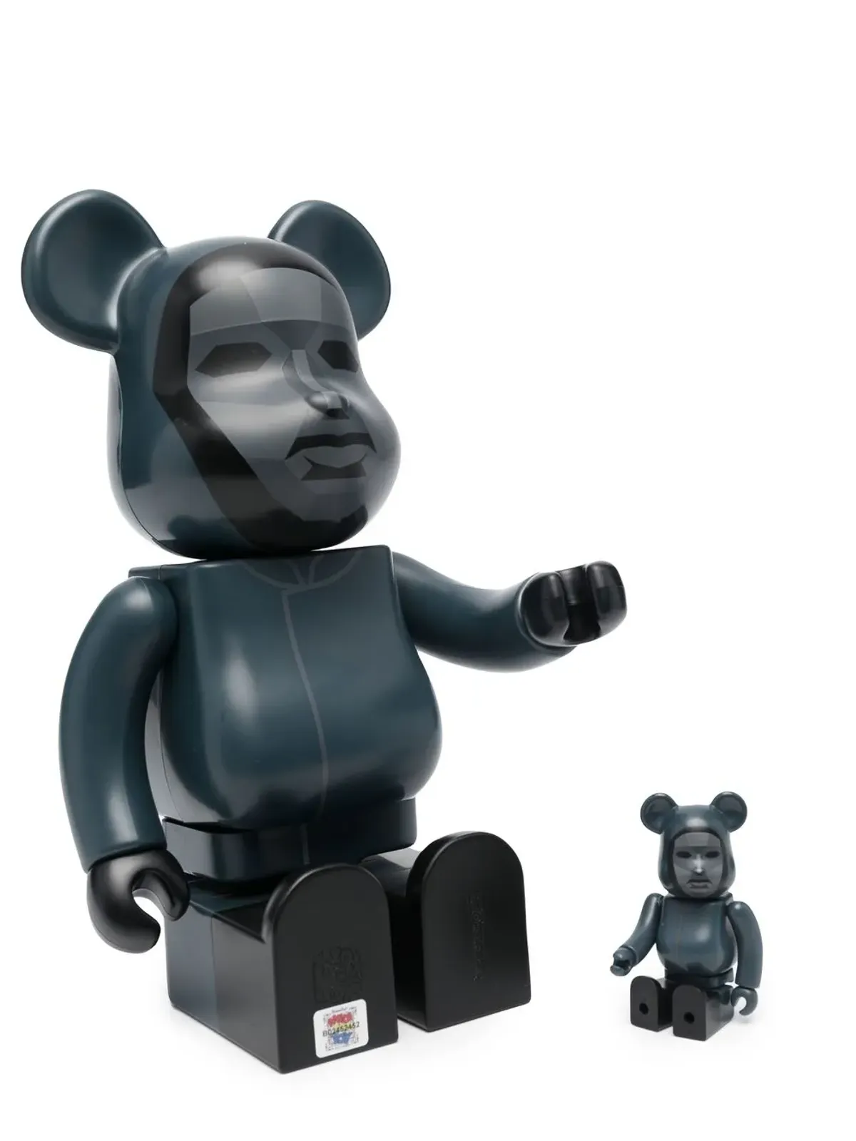 MEDICOM TOY スクイッドゲーム Frontman BE@RBRICK 100%＆400% フィギュアセット - ブラック - 画像3