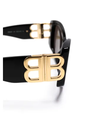 Balenciaga Eyewear Dynasty sunglasses - Black - サムネイル3