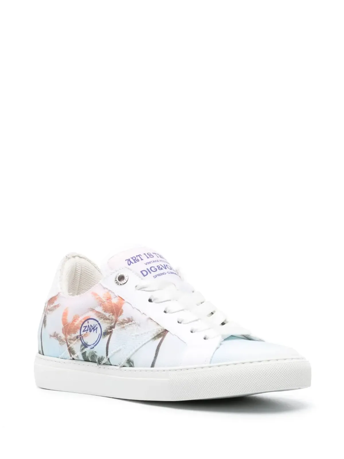 Zadig&Voltaire フラスク ロー・トップスニーカー - 画像2