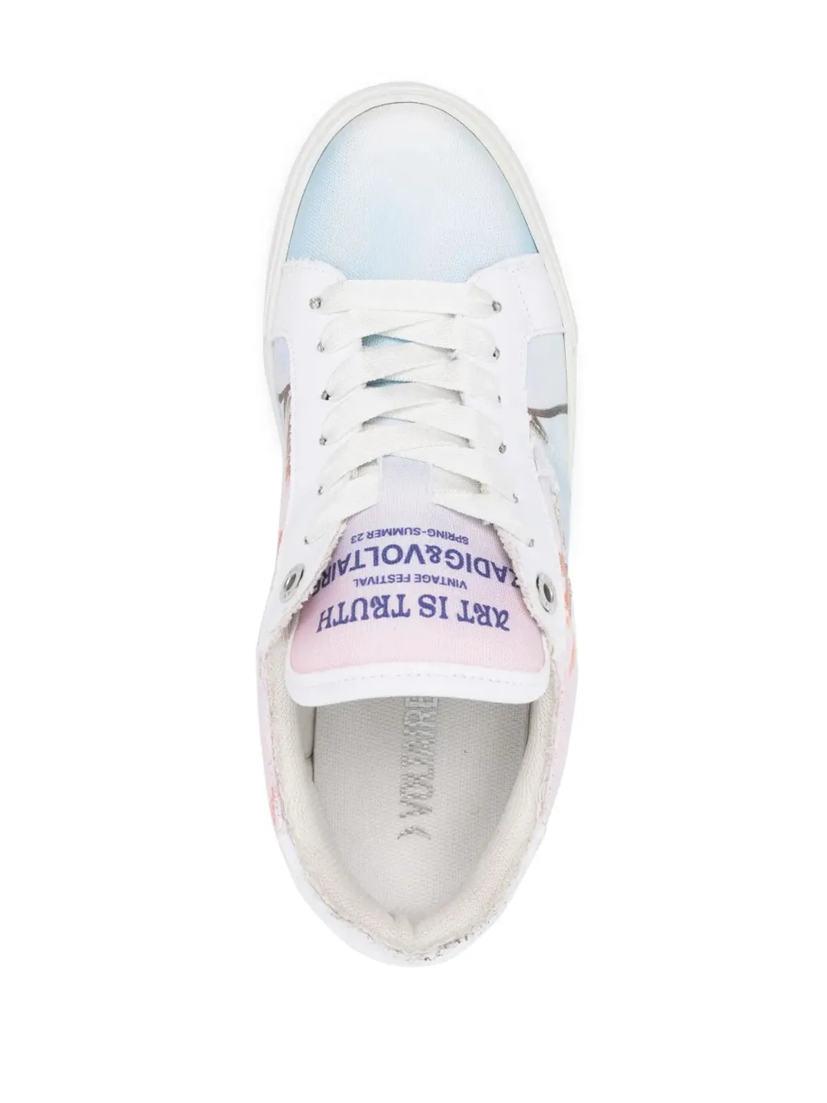 Zadig&Voltaire フラスク ロー・トップスニーカー - 画像4