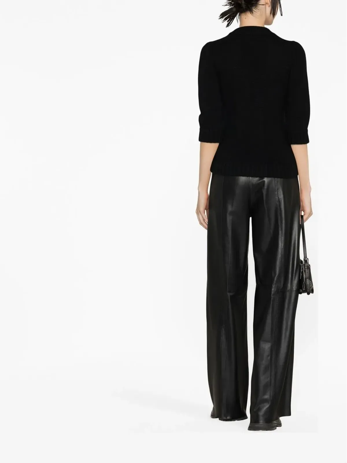 Zadig&Voltaire Betsyカシミヤカーディガン ブラック - 画像3