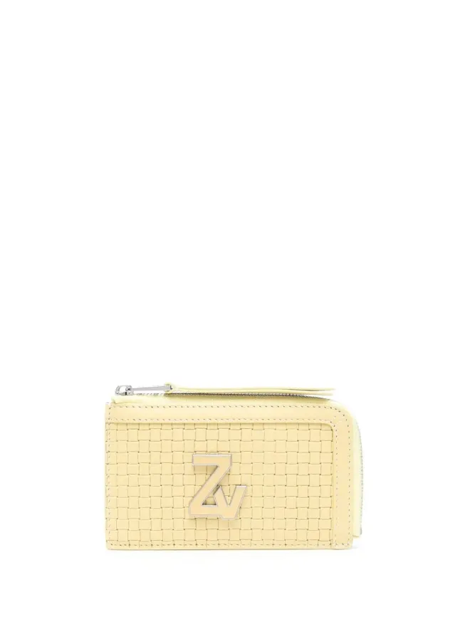 Zadig&Voltaire Zadig&Voltaire ロゴプレート付きミディアムレザーウォレットの商品画像