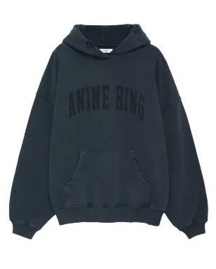 ANINE BING Harvey ロゴプリント コットン フーディー - サムネイル1
