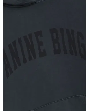 ANINE BING Harvey ロゴプリント コットン フーディー - サムネイル4