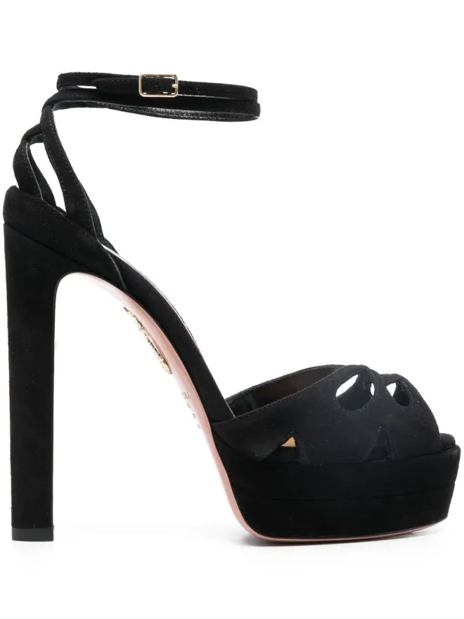 Aquazzura Aquazzura スエード プラットフォーム サンダルの商品画像
