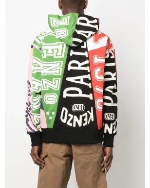 Kenzo フラグプリント コットン フーディ - サムネイル4