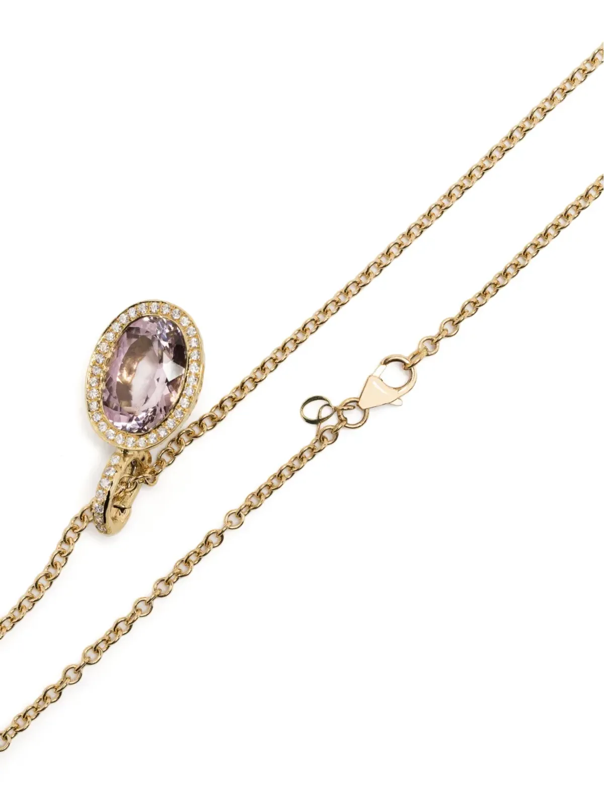 Octavia Elizabeth 18K イエローゴールド トルマリンとダイヤモンド ネックレス - 画像4