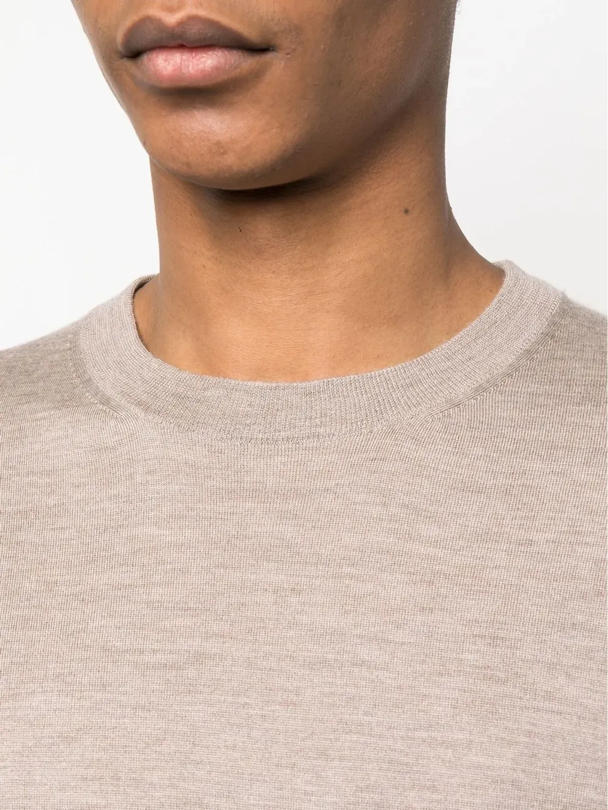 Brioni クルーネック カシミヤ混 セーター - 画像5