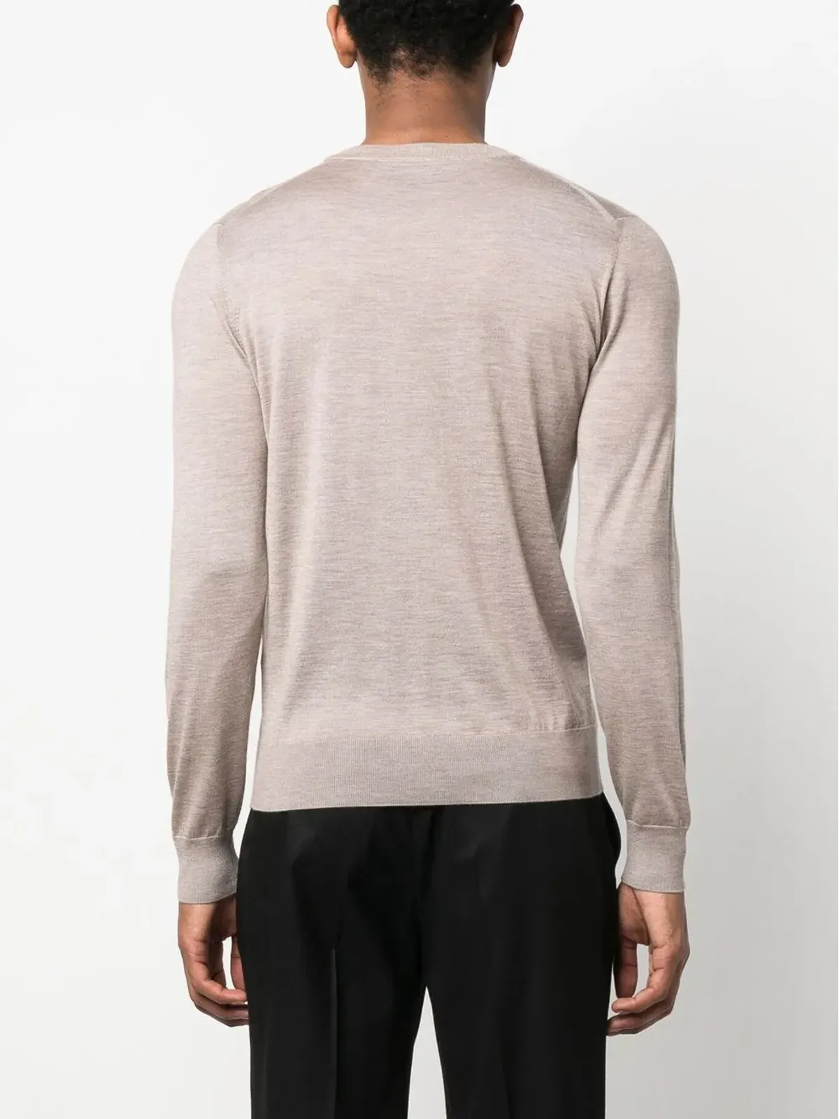 Brioni クルーネック カシミヤ混 セーター - 画像4