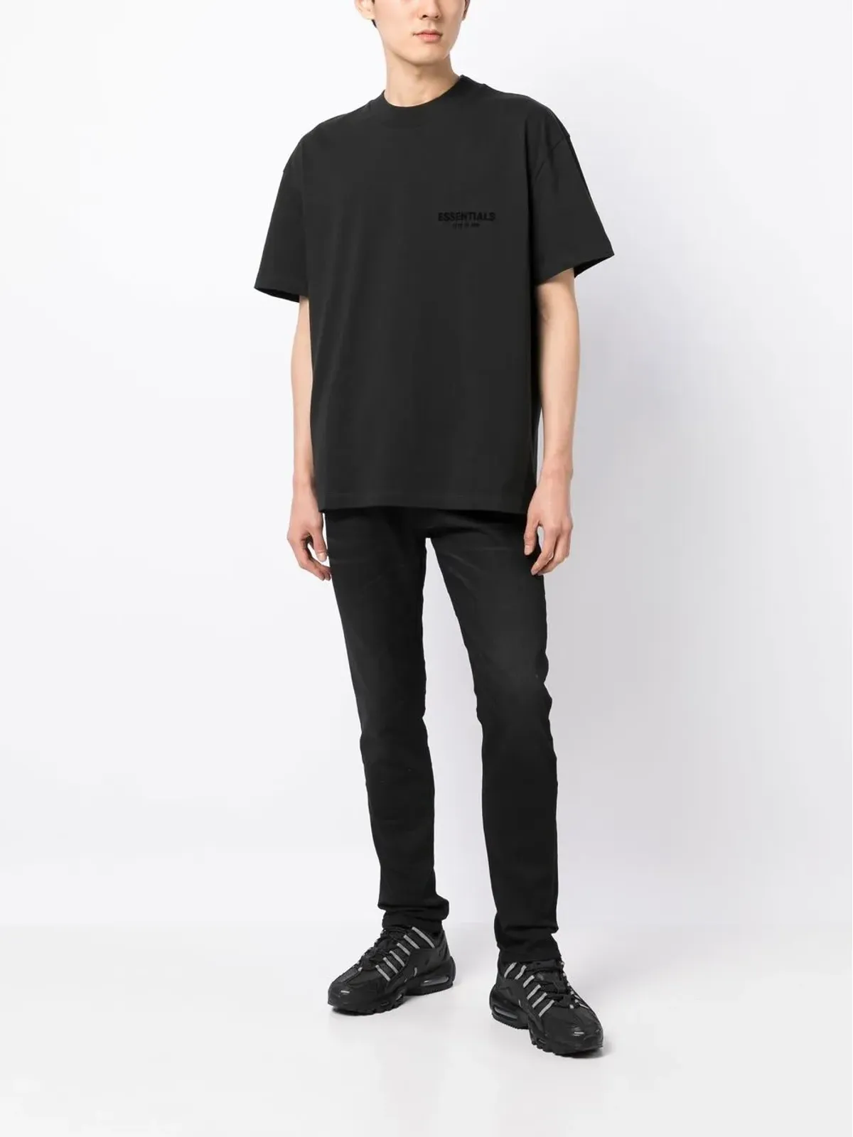 FEAR OF GOD ESSENTIALS ロゴプリント半袖Tシャツ - 画像2