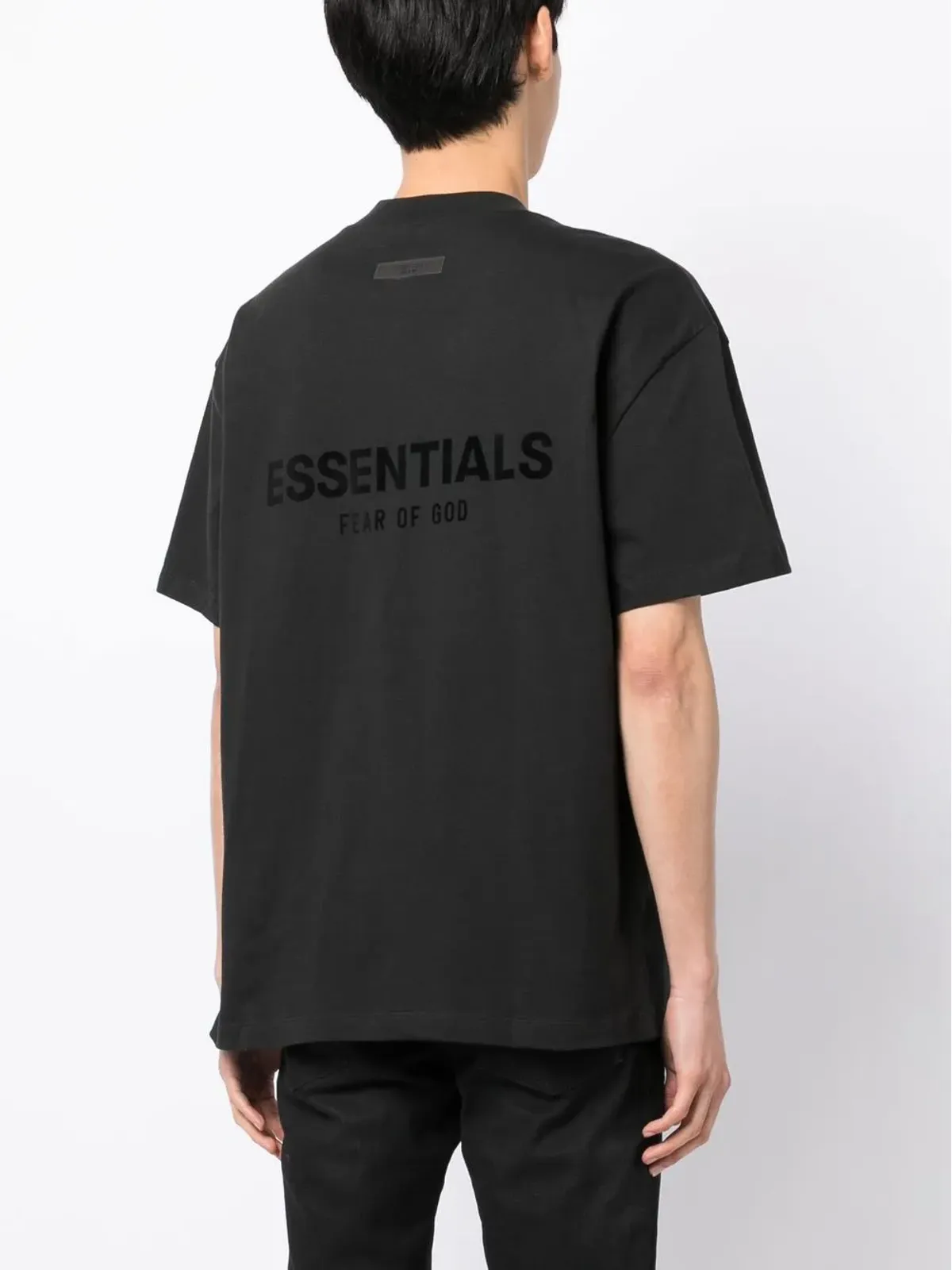 FEAR OF GOD ESSENTIALS ロゴプリント半袖Tシャツ - 画像4