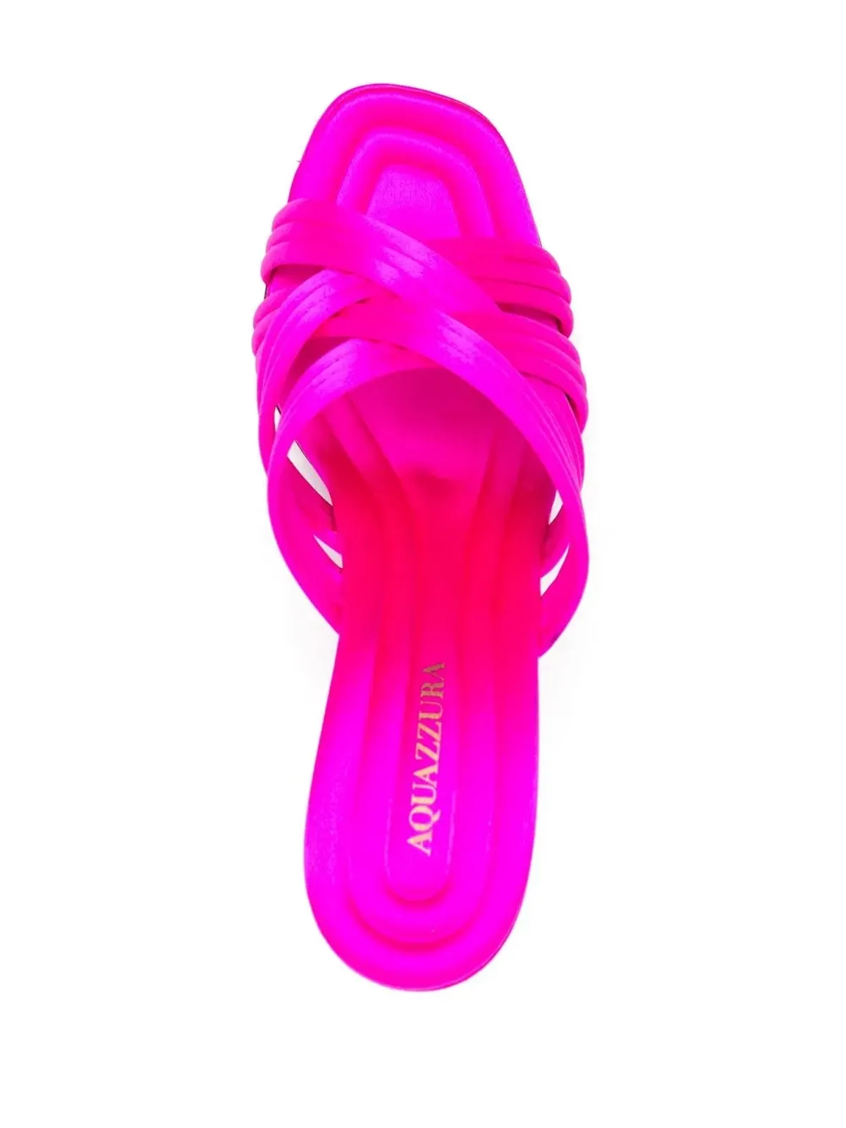 Aquazzura オアフ サテン サンダル - 画像4