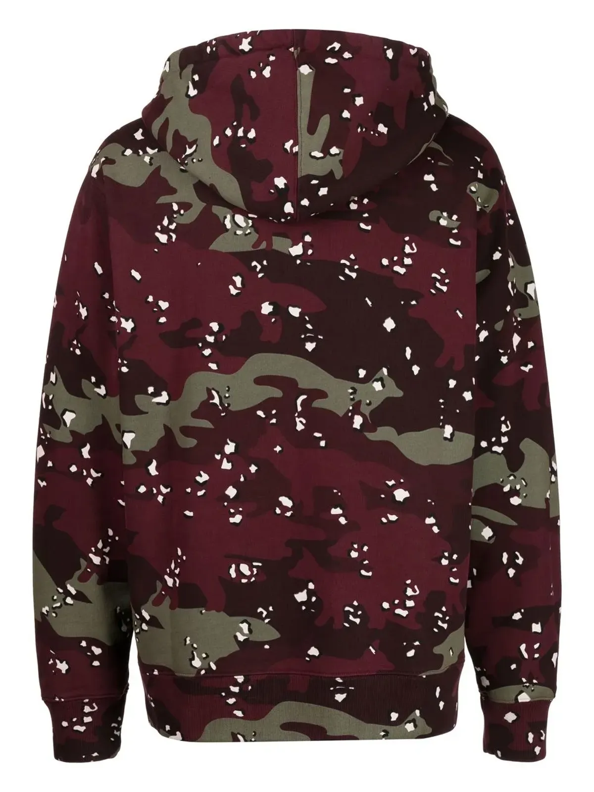 Maison Kitsuné カモフラージュ柄フーディ - レッド - 画像2