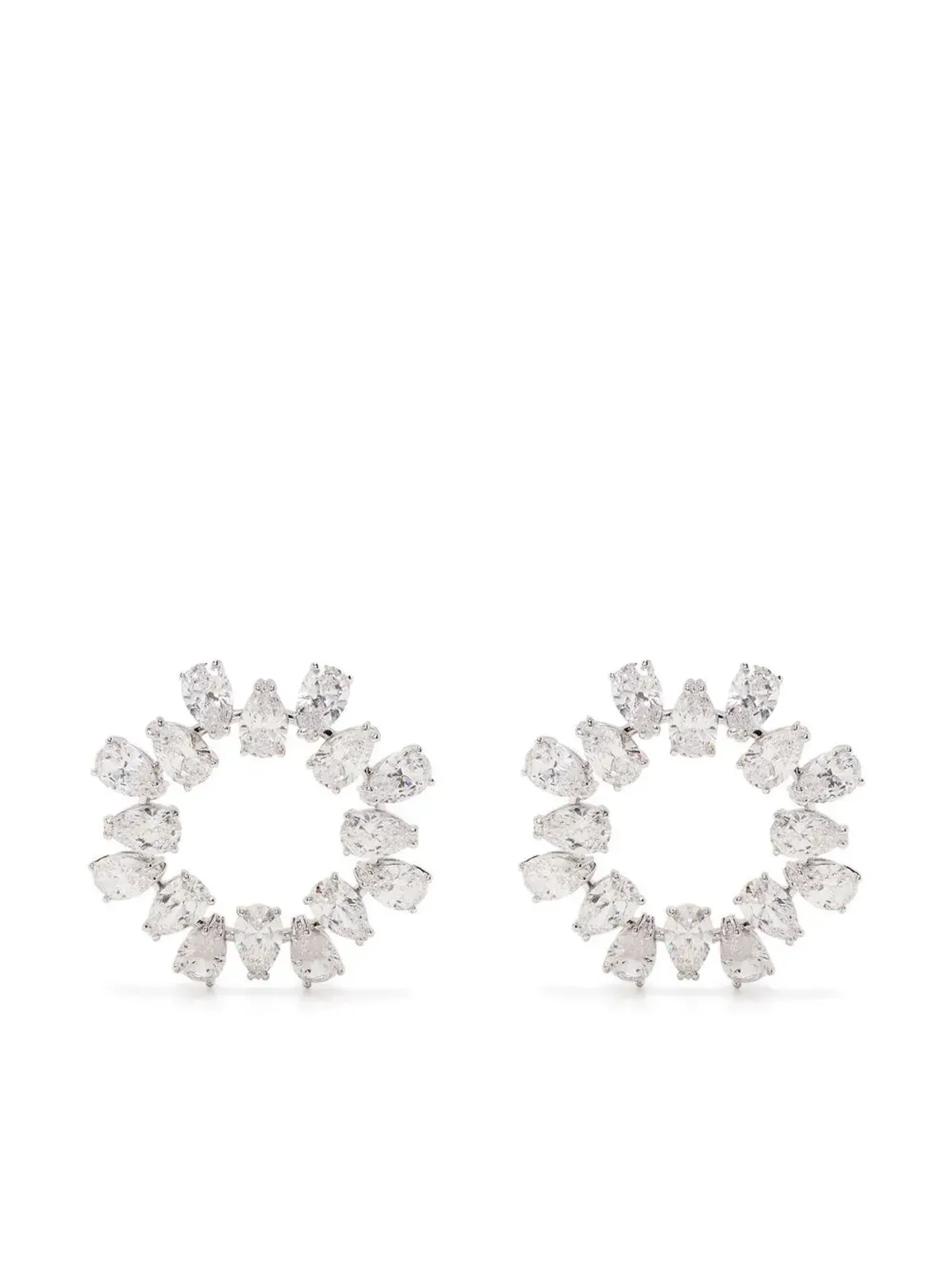 Swarovski Matrix スタッドピアス - 画像1