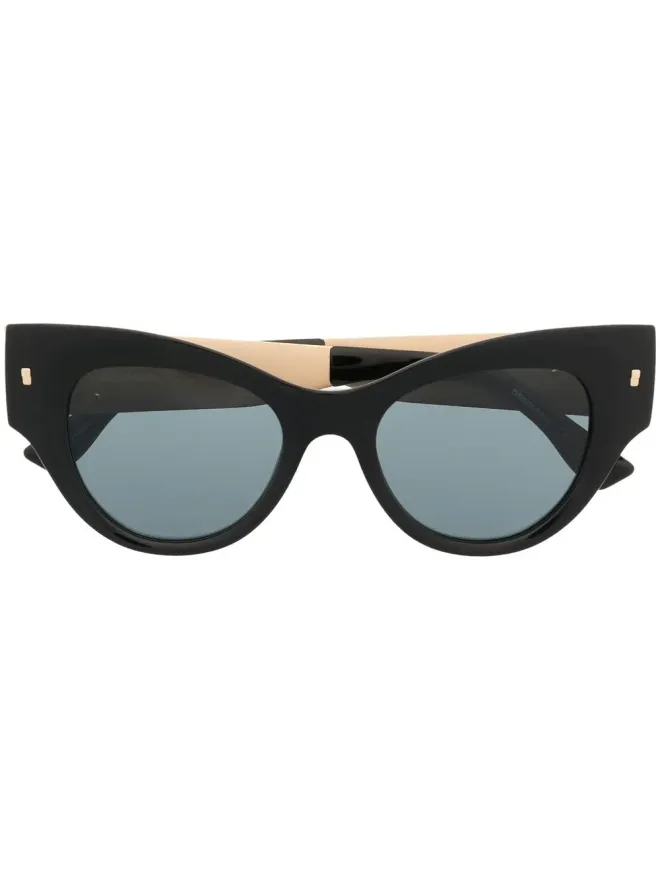 DSQUARED2 EYEWEAR DSQUARED2 EYEWEAR 着色キャットアイサングラスの商品画像