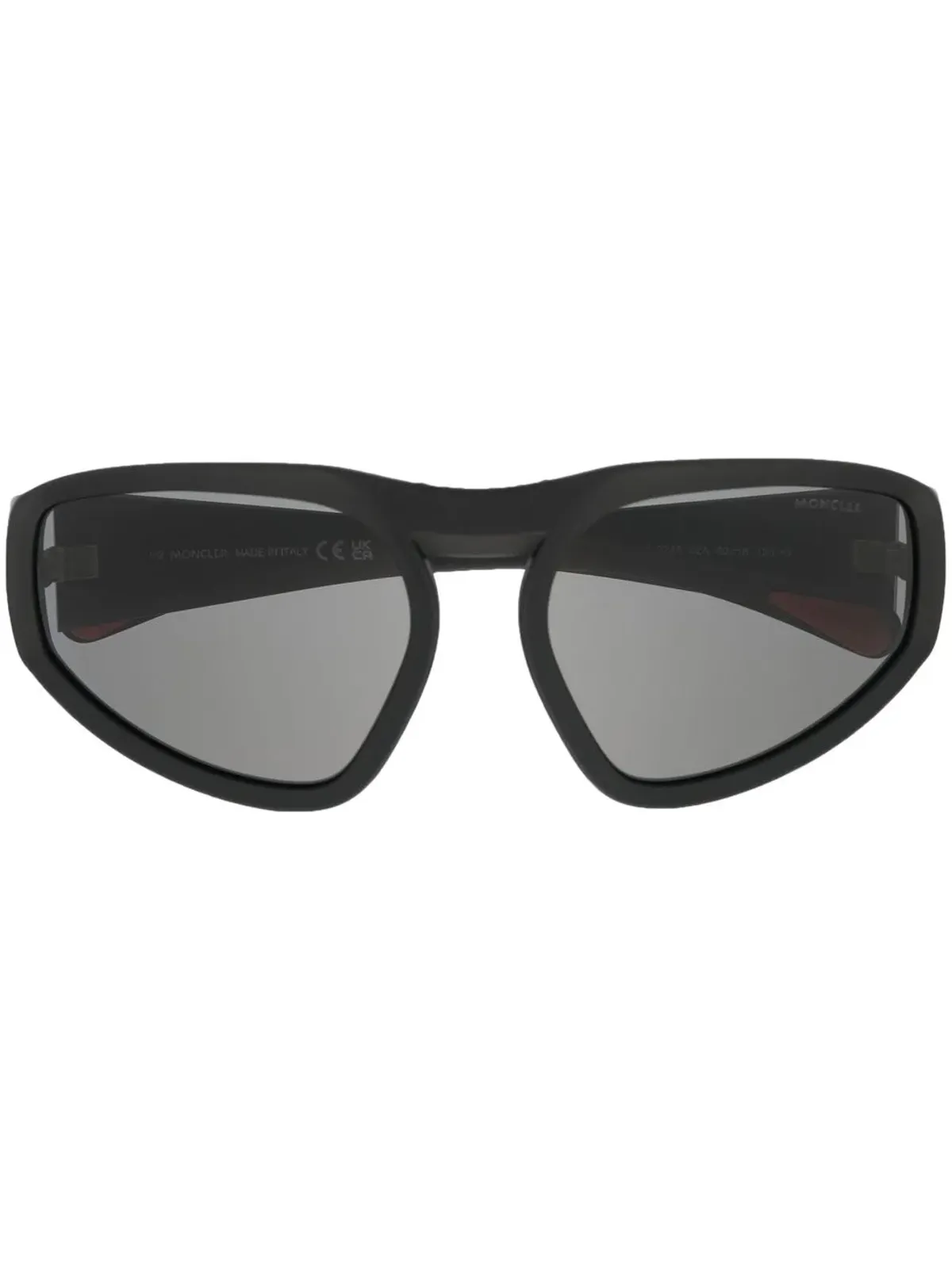 Moncler Eyewear ペンタグラ ジオメトリック サングラス - Black - 画像1