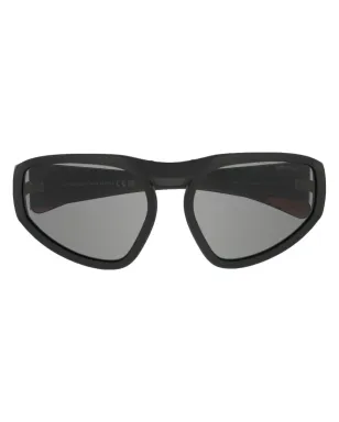 Moncler Eyewear ペンタグラ ジオメトリック サングラス - Black - サムネイル1