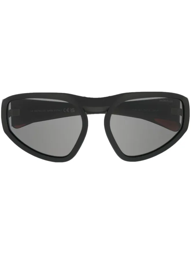 Moncler Eyewear Moncler Eyewear ペンタグラ ジオメトリック サングラス - Blackの商品画像
