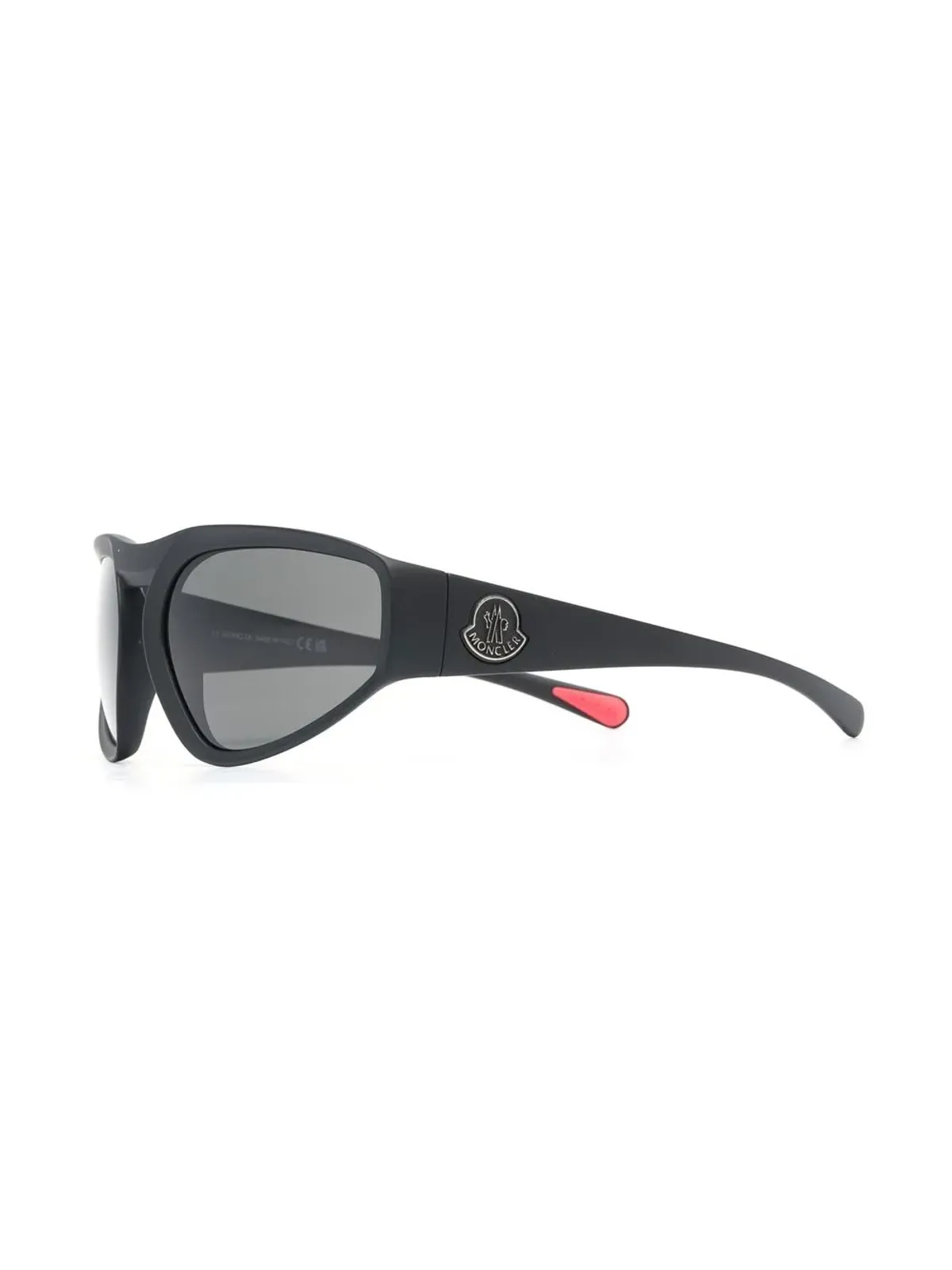 Moncler Eyewear ペンタグラ ジオメトリック サングラス - Black - 画像2