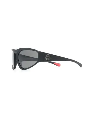 Moncler Eyewear ペンタグラ ジオメトリック サングラス - Black - サムネイル2