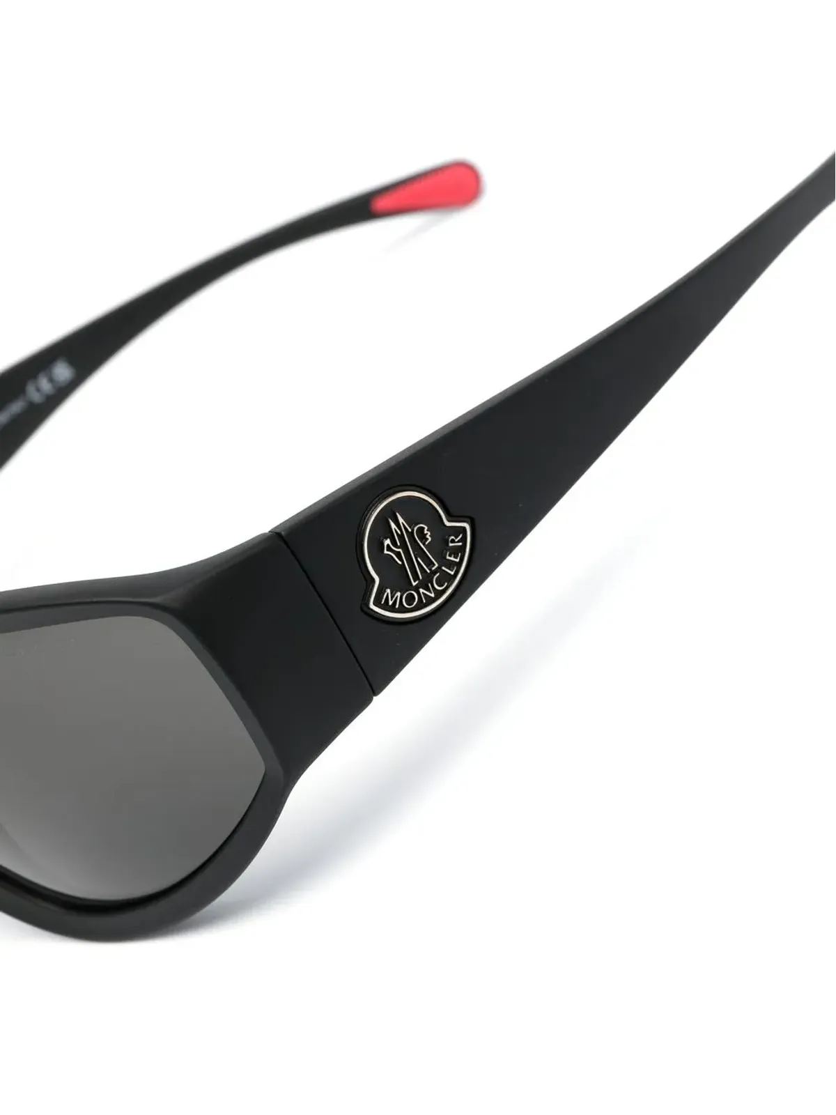 Moncler Eyewear ペンタグラ ジオメトリック サングラス - Black - 画像3