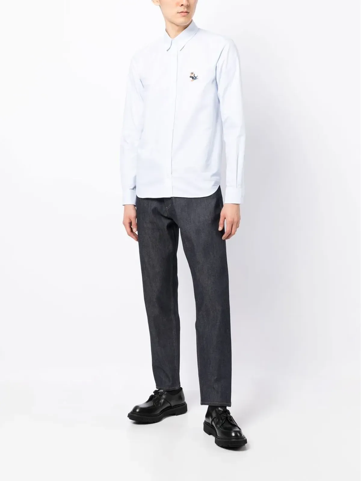 Maison Kitsuné ストレートレッグジーンズ - 画像2