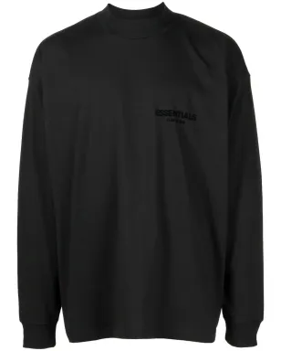 FEAR OF GOD ESSENTIALS ロゴプリント長袖Tシャツ - ブラック - サムネイル1