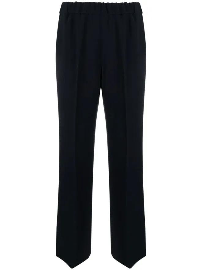 Alberto Biani Alberto Biani チェック柄ニットパンツ ブルーの商品画像