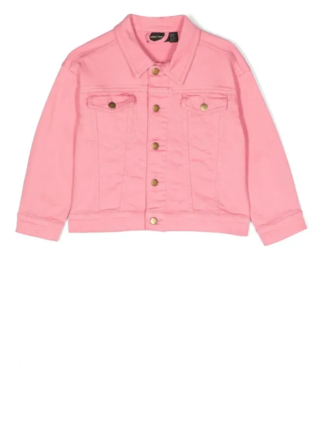 Mini Rodini Mini Rodini ボタンアップデニムジャケットの商品画像