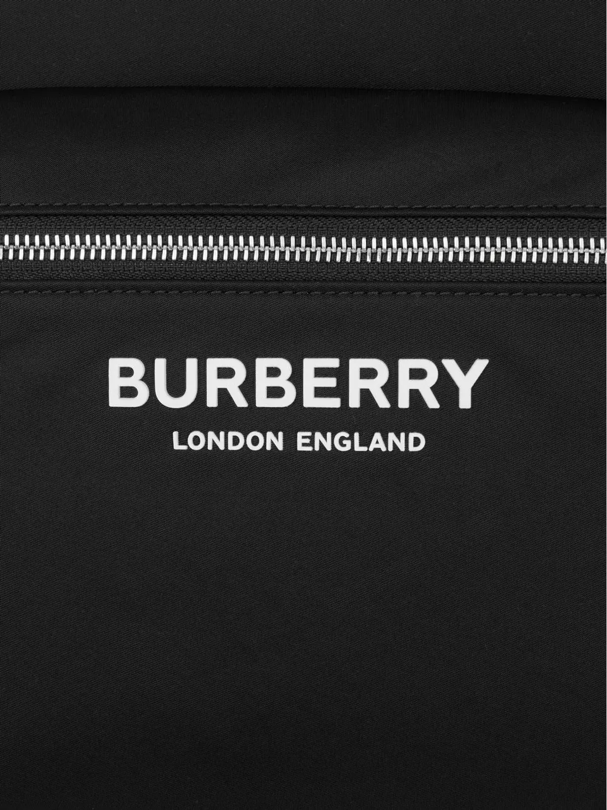Burberry ロゴプリントのジップアラウンドバックパック - ブラック - 画像4