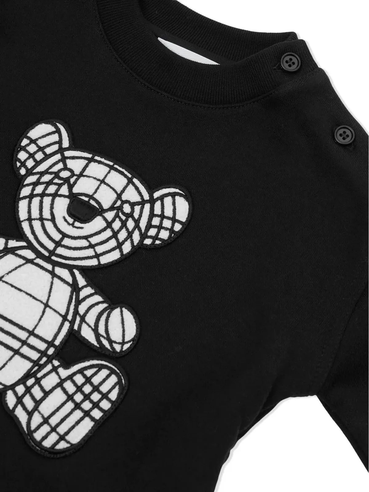 Burberry Kids 刺繍トーマスベアー セーター ドレス - 画像4