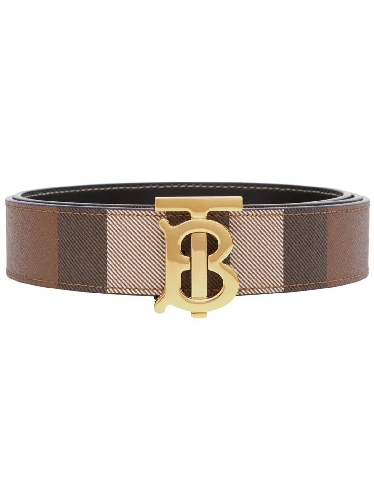 Burberry リバーシブルモノグラムバックル チェックベルト - 画像1