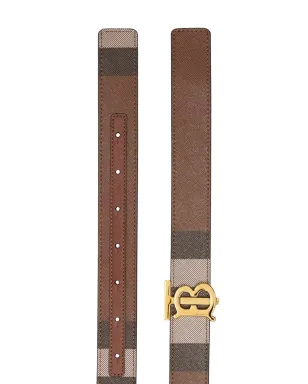 Burberry リバーシブルモノグラムバックル チェックベルト - サムネイル2
