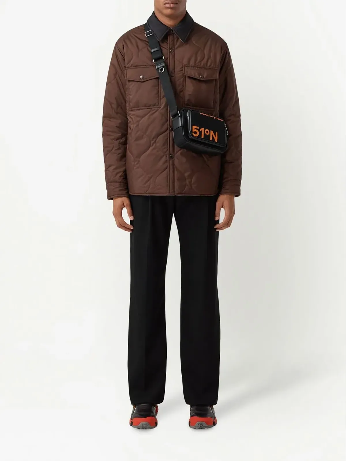 Burberry リバーシブル チェック柄キルティッド オーバーシャツ - 画像2