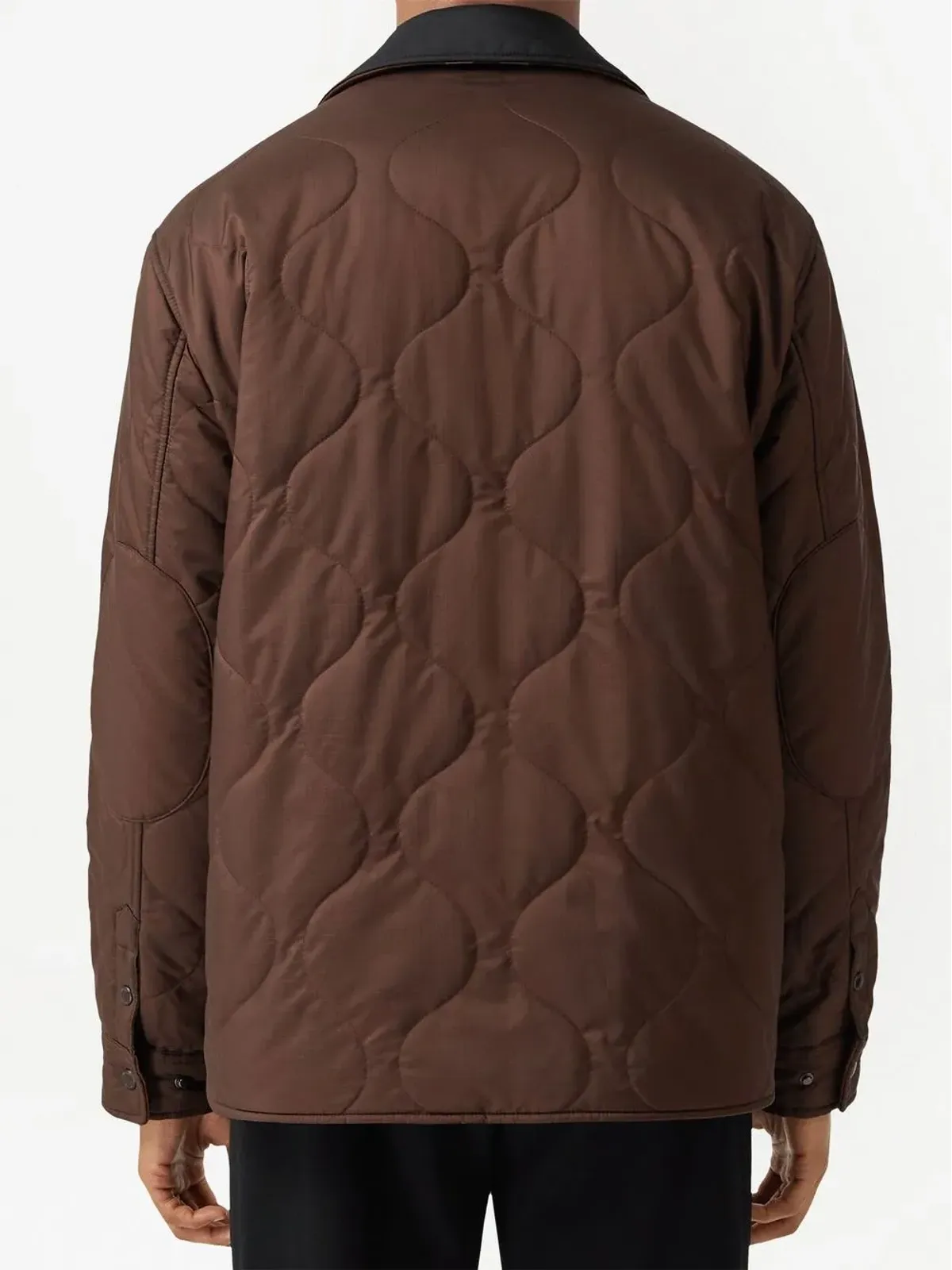 Burberry リバーシブル チェック柄キルティッド オーバーシャツ - 画像3